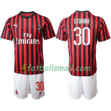 AC Milan Fotbollströjor STORARI 30 Barn Hemma tröja 2019/20 Kortärmad